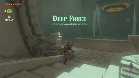 Once this tower is usable. . Totk deep force shrine